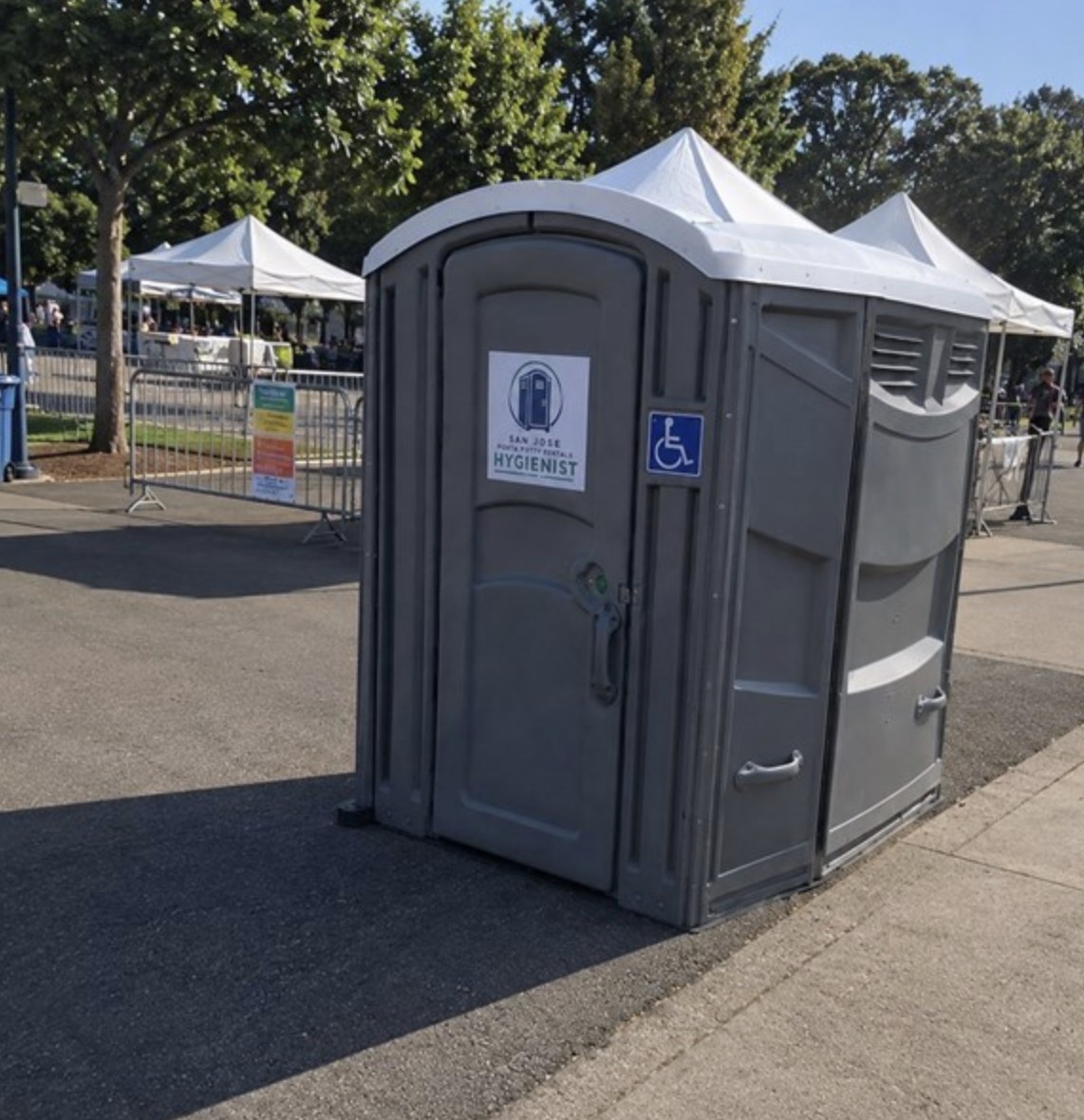 ADA compliant wheelchair accessible porta potty rental in San Jose